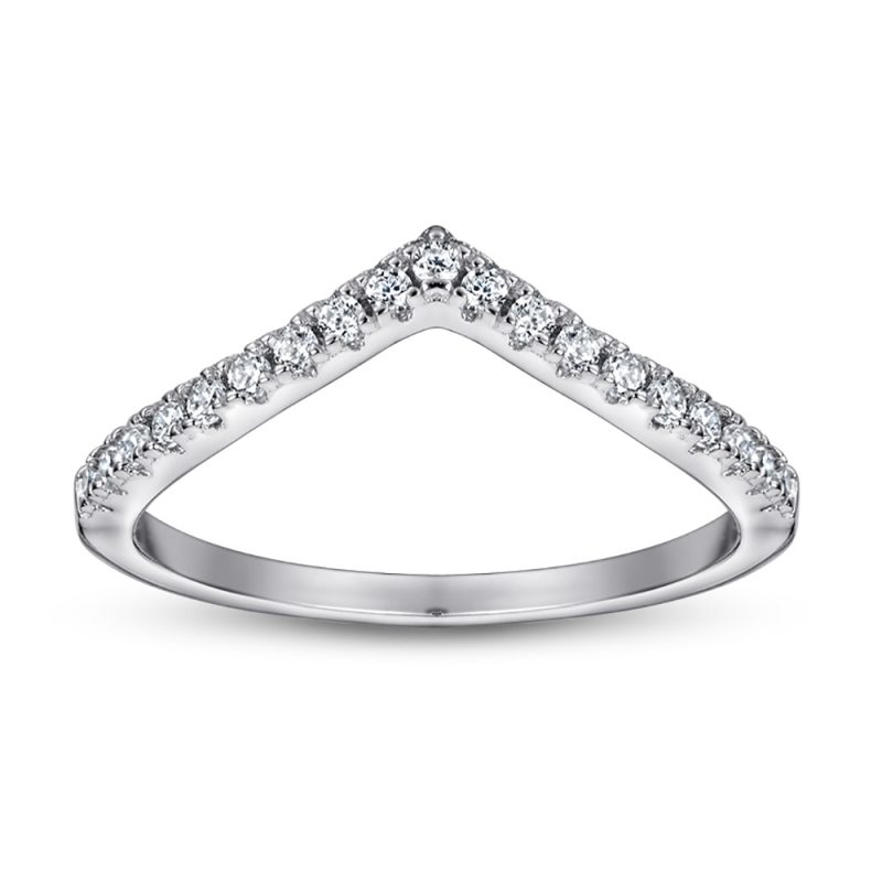 Merryqueen 229 sterling silver engagement wedding ring