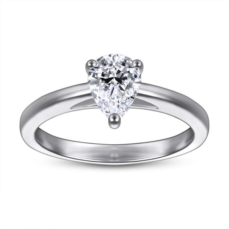 Merryqueen 230 sterling silver engagement wedding ring