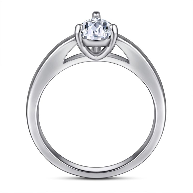 Merryqueen 230 sterling silver engagement wedding ring