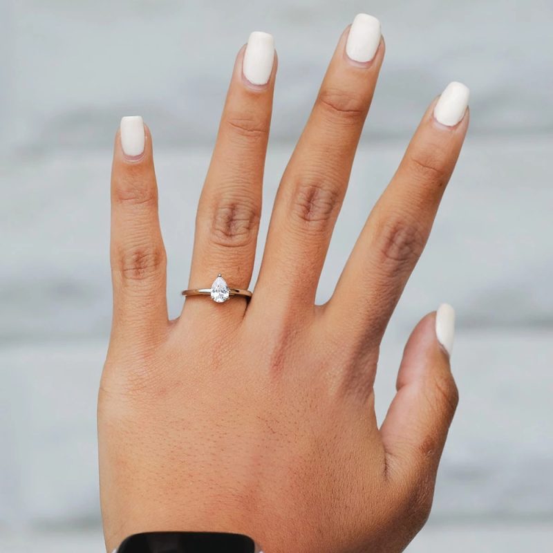 Merryqueen 230 sterling silver engagement wedding ring