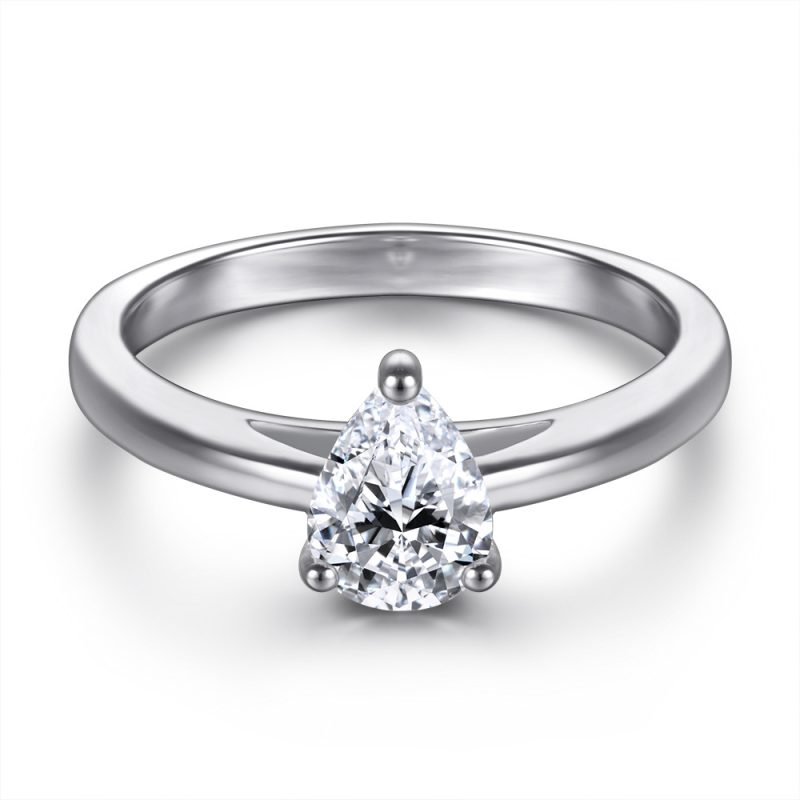 Merryqueen 230 sterling silver engagement wedding ring