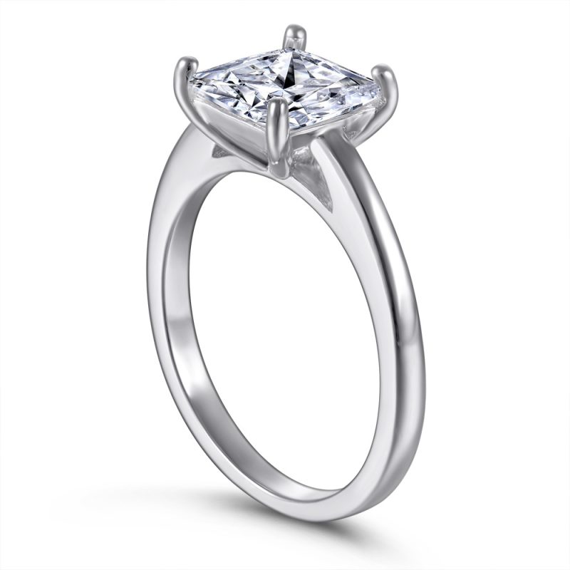 Merryqueen 232 sterling silver engagement wedding ring