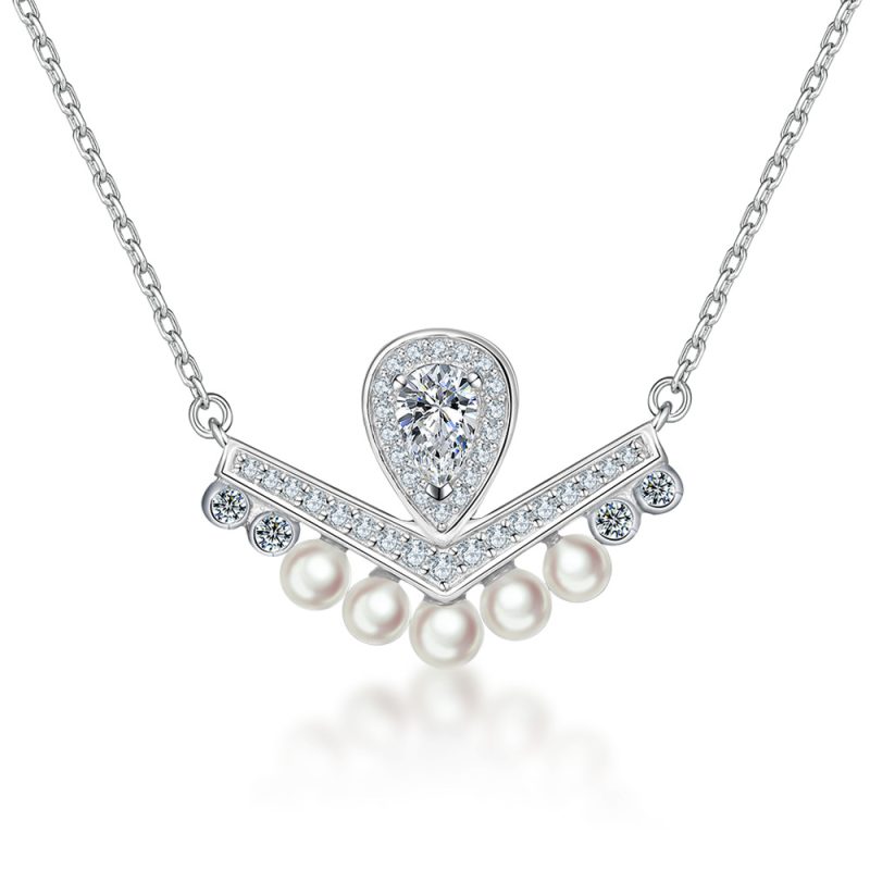 Merryqueen 925 silver necklace and pendant