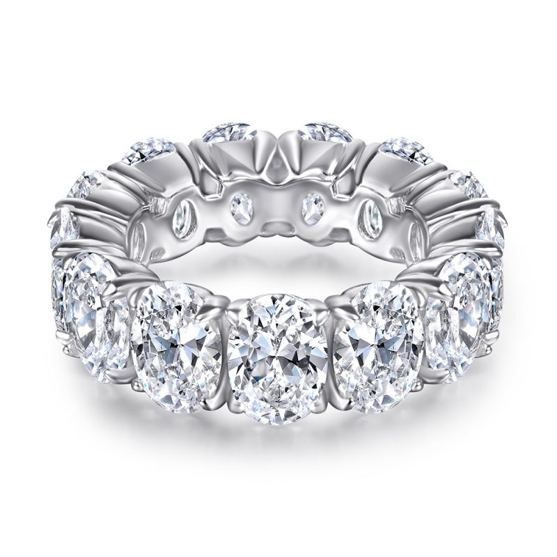 Merryqueen 252 sterling silver engagement wedding ring