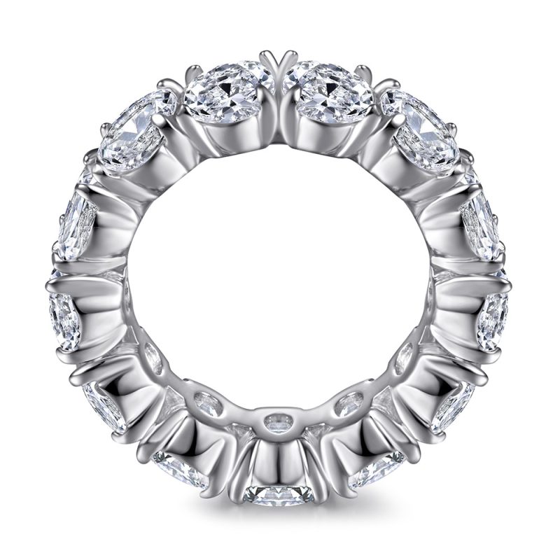 Merryqueen 252 sterling silver engagement wedding ring