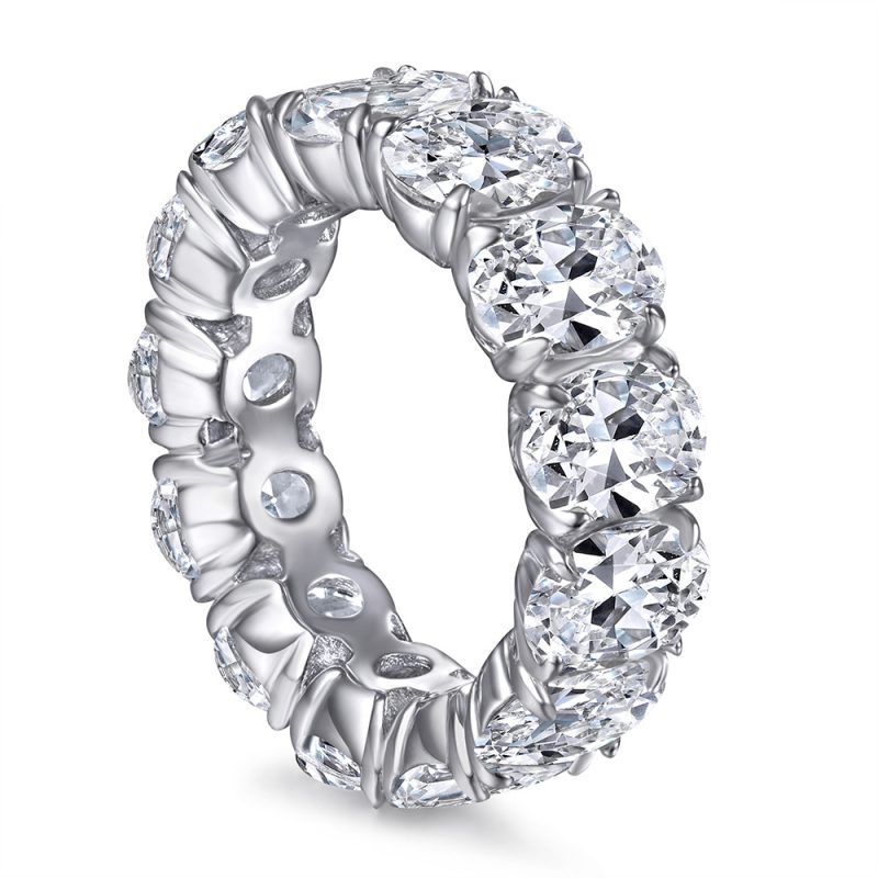 Merryqueen 252 sterling silver engagement wedding ring