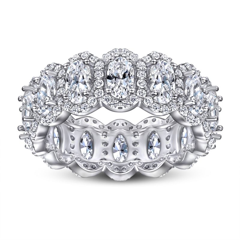 Merryqueen 254 sterling silver engagement wedding ring