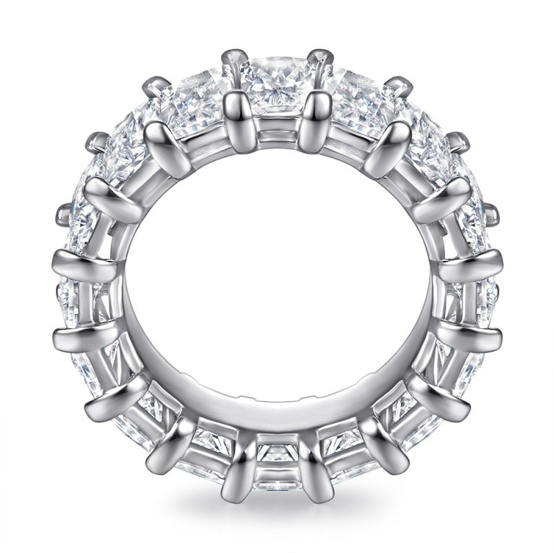 Merryqueen 255 sterling silver engagement wedding ring