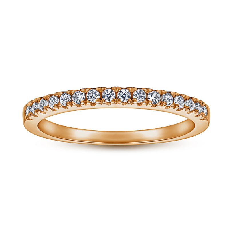 Merryqueen 004 sterling silver engagement wedding ring