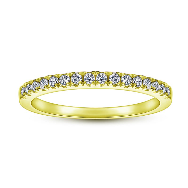 Merryqueen 004 sterling silver engagement wedding ring