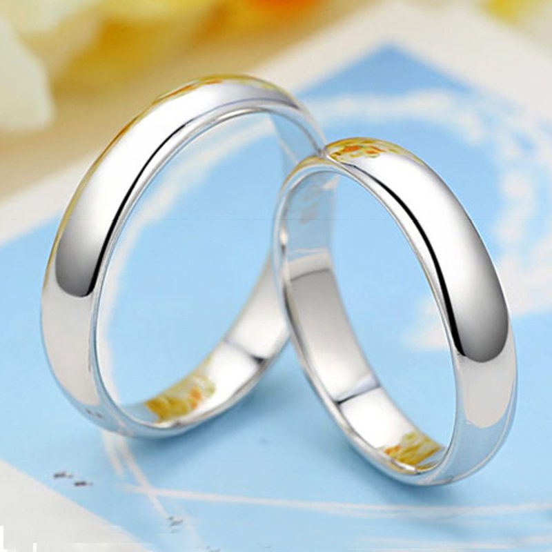 Merryqueen 378 sterling silver engagement wedding ring