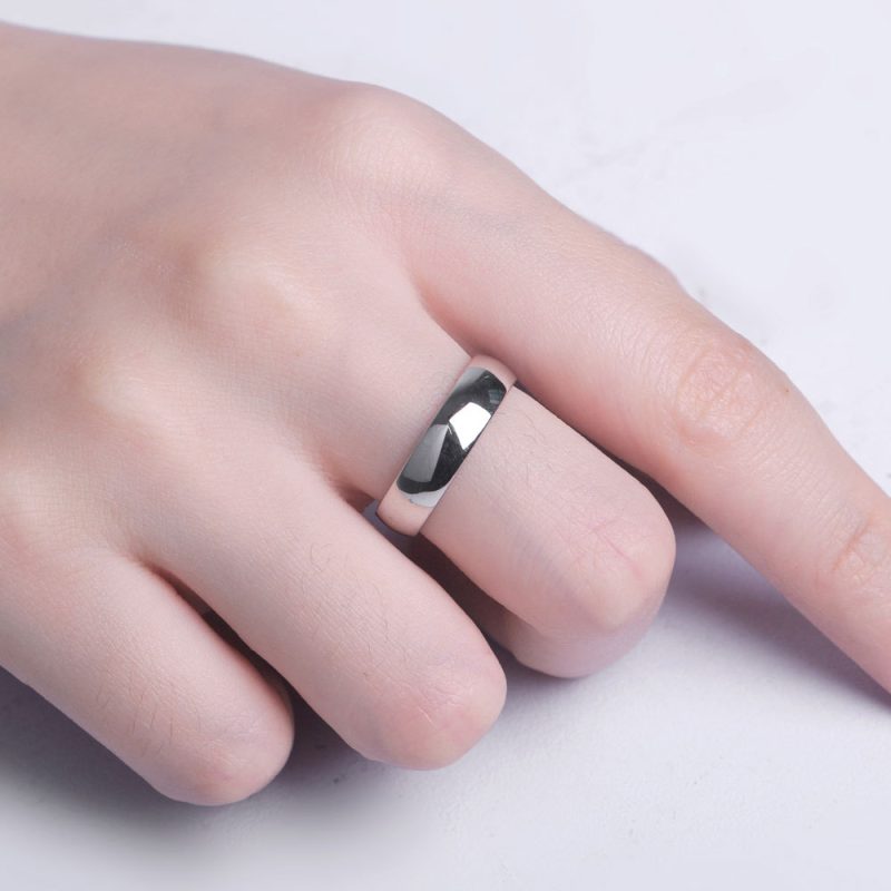 Merryqueen 378 sterling silver engagement wedding ring