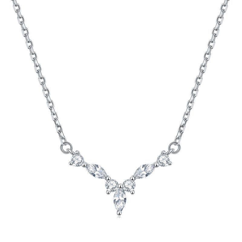 Tonglin European and American cross-border new necklace fashion s925 sterling silver pendant small fragrance style design sense female does not fade spot