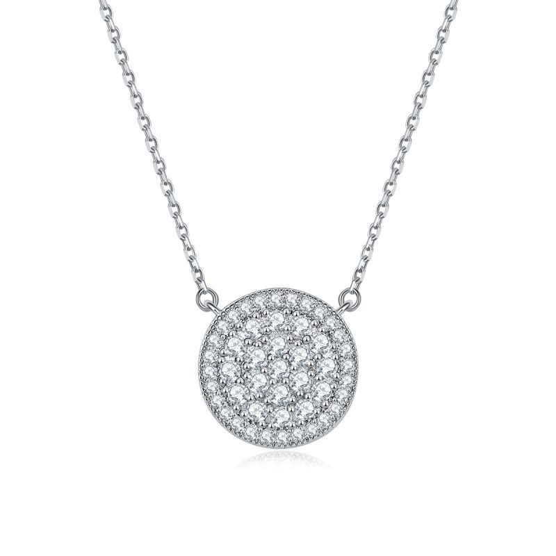 New fashion s925 silver necklace student Korean version simple key lock pendant Valentine's Day ins wind necklace