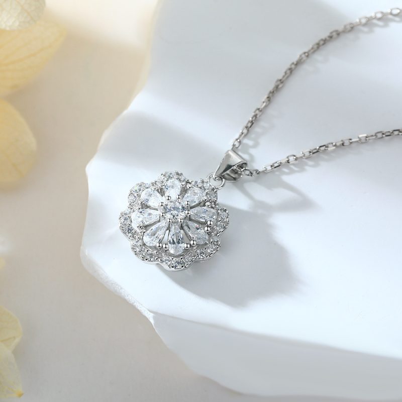 Hot selling good quality sterling silver 925 Zircon stone set jewelry