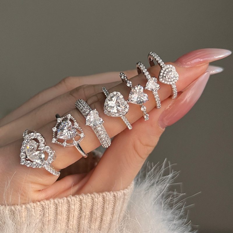 Custom 18K/14K/10K Diamond/Lab diamond real gold wedding rings and fashion rings