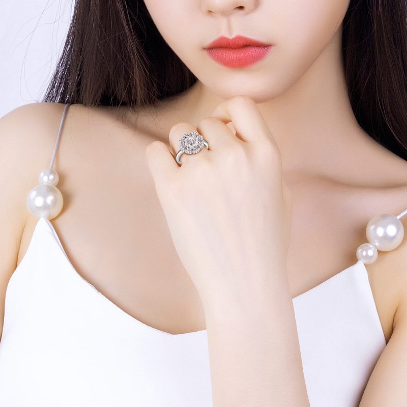 Hot selling good quality sterling silver 925 Zircon stone set jewelry